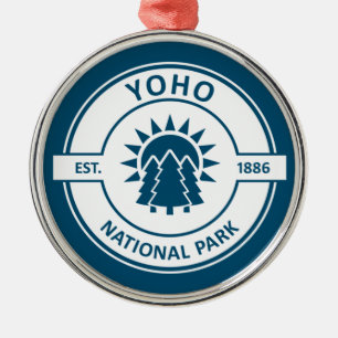 Yoho National Park Metal Tree Decoration