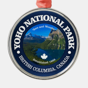 Yoho National Park Metal Tree Decoration