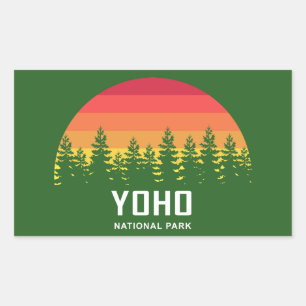 Yoho National Park Rectangular Sticker