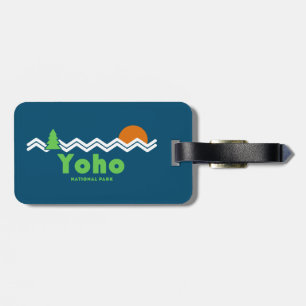 Yoho National Park Retro Luggage Tag