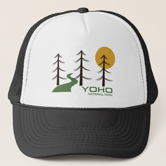Yoho National Park Trail Trucker Hat (Front)