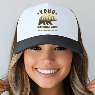 Yoho Park British Columbia – Bear Tattoo Forest  Trucker Hat