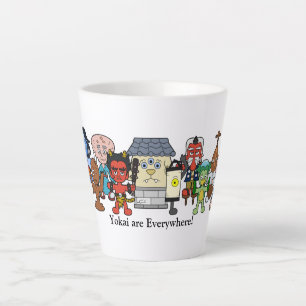 Yokai are Everywhere: Custom Japanese Monster Latte Mug