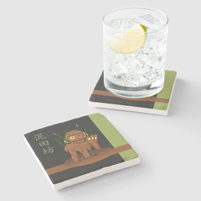 Yokai Dorotabo (Mud Zombie) Stone Coaster (Side)
