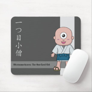 Yokai Hitotsume-kozo (One-Eyed Kid) Mouse Mat