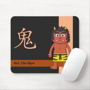 Yokai Oni (Ogre) Mouse Mat