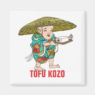Yokai Series: Tofu Kozo Magnet