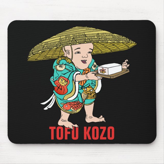 Yokai Series: Tofu Kozo Mouse Mat (Front)