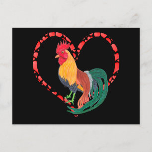 YOKOHAMA CHICKEN HEART HOLIDAY POSTCARD