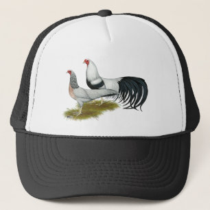 Yokohama: Silver Duckwing Pair Trucker Hat
