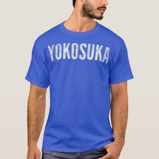Yokosuka Japan Distressed Graphic  T-Shirt