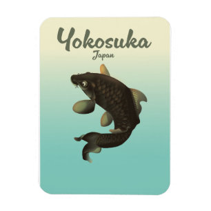 Yokosuka Japan travel poster Magnet
