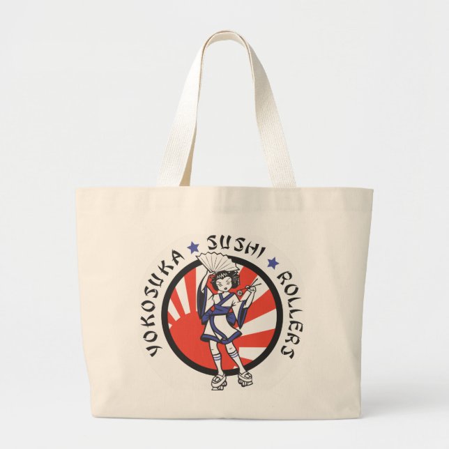 Yokosuka Sushi Roller Tote Bag (Front)