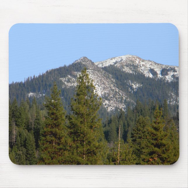 Yolla Bollies with fresh snow..... Mouse Mat (Front)