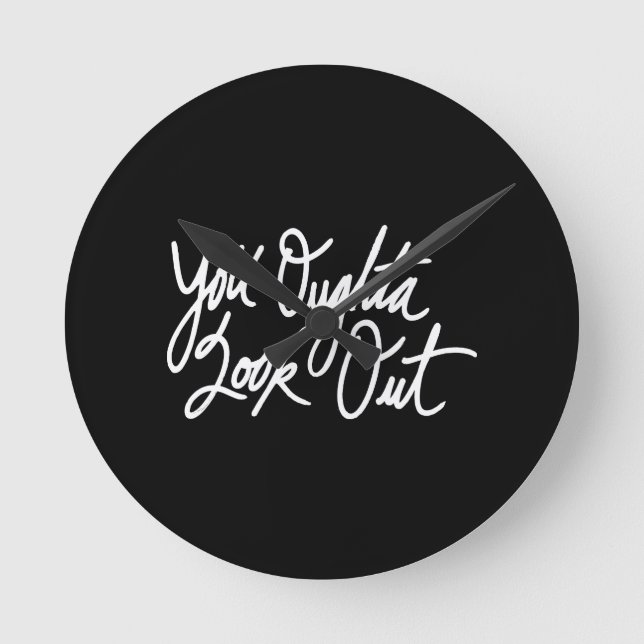YOLO by Love Me Round Clock (Front)