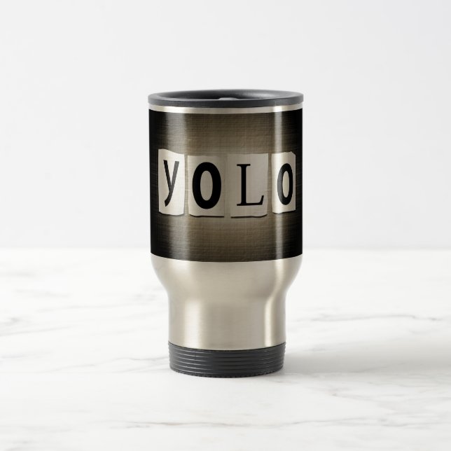 YOLO concept. Travel Mug (Center)