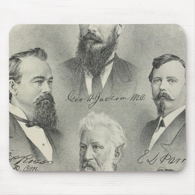 Yolo County doctors, dentists Mouse Mat (Front)