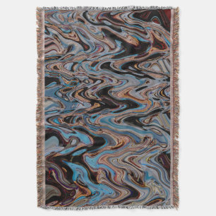 Yolo County Fair Abstract 2, 2017 SVP Images Throw Blanket