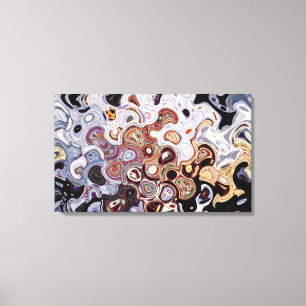 Yolo County Fair Abstract 3 Purple SVP Images Canvas Print