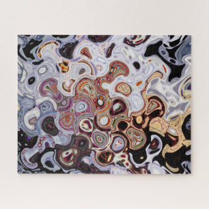 Yolo County Fair Abstract 3 Purple SVP Images Jigsaw Puzzle