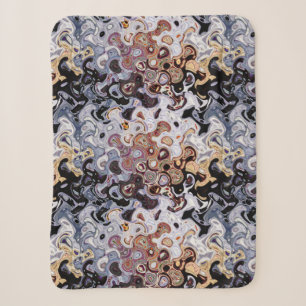 Yolo County Fair Abstract 3 Purple SVP Images Sherpa Blanket