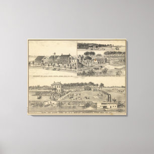 Yolo County farms Canvas Print