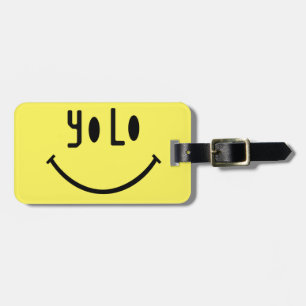 Yolo Face Luggage Tag