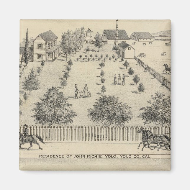 Yolo residences magnet (Front)