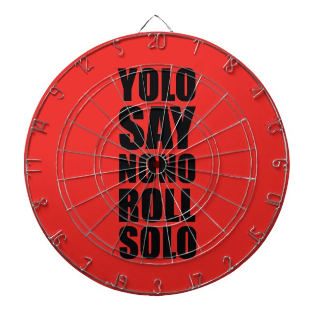 YOLO Roll Solo Dartboard (Front)