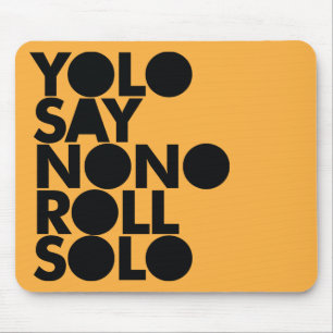 YOLO Roll Solo Filled Mouse Mat