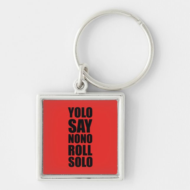YOLO Roll Solo Key Ring (Front)