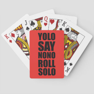 YOLO Roll Solo Playing Cards