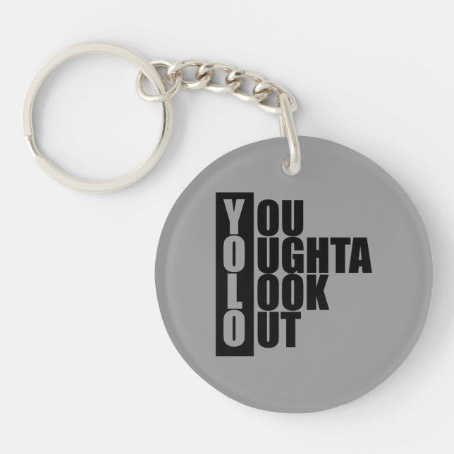 YOLO Vertical Box Key Ring (Front)