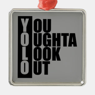 YOLO Vertical Box Metal Tree Decoration