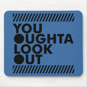 YOLO w/ Caution Mouse Mat