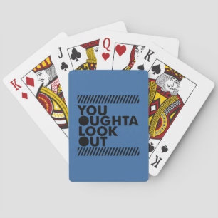 YOLO w/ Caution Playing Cards