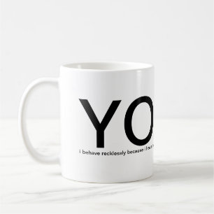 YOLO - You Only Live Once! please help me Coffee Mug