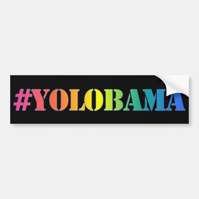 #YOLOBAMA Bumper Sticker (Front)