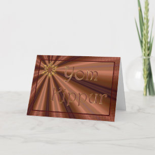 Yom Kippur Jewish Holiday Fasting Judaism Holy Day Card
