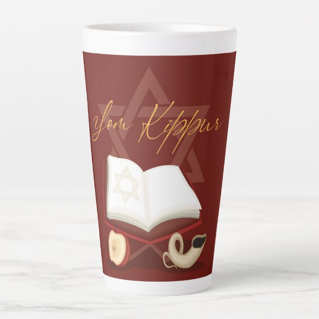Yom Kippur  Latte Mug (Front)