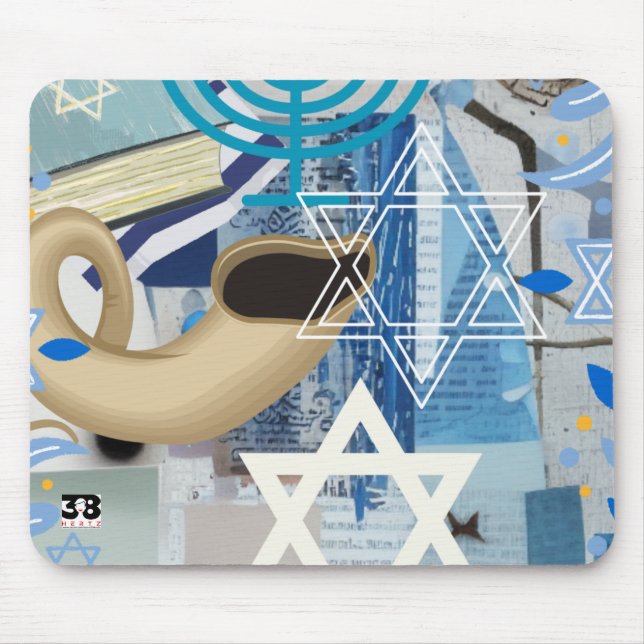 Yom Kippur Mouse Mat (Front)