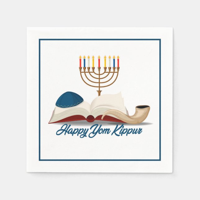 Yom Kippur  Napkin (Front)