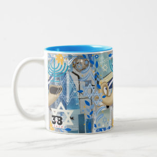 Yom Kippur Two-Tone Coffee Mug