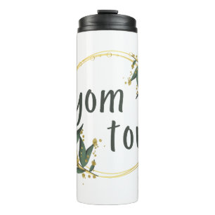 Yom Tov in a Wreath Thermal Tumbler