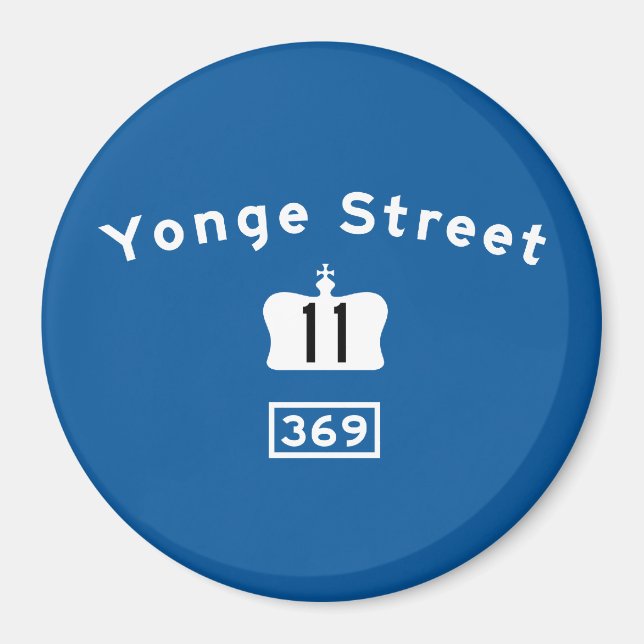 Yonge St 11 Magnet (Front)