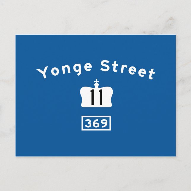 Yonge St 11 Postcard (Front)