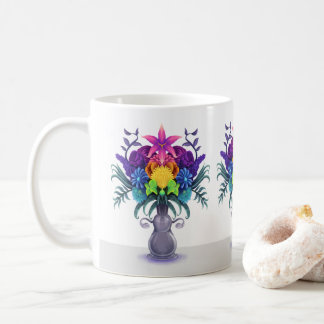 "Yoni" - Colourful Floral Bouquet Mug