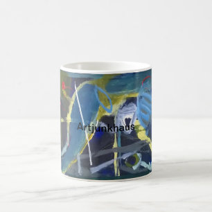 Yoni Whip-stick Abstract Jeff Hankamer Artjunkhaus Coffee Mug