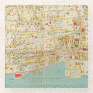 Yonkers Atlas Glass Coaster