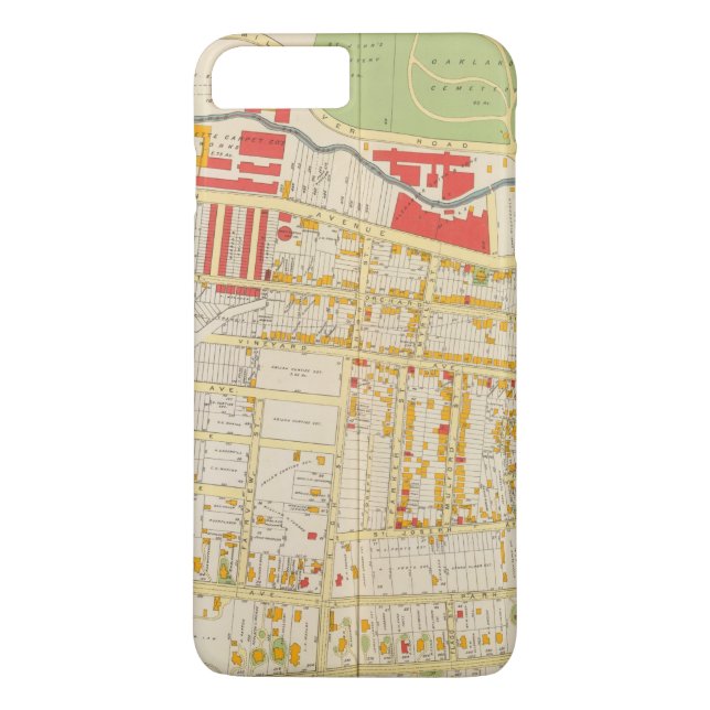 Yonkers Atlas Map 2 Case-Mate iPhone Case (Back)